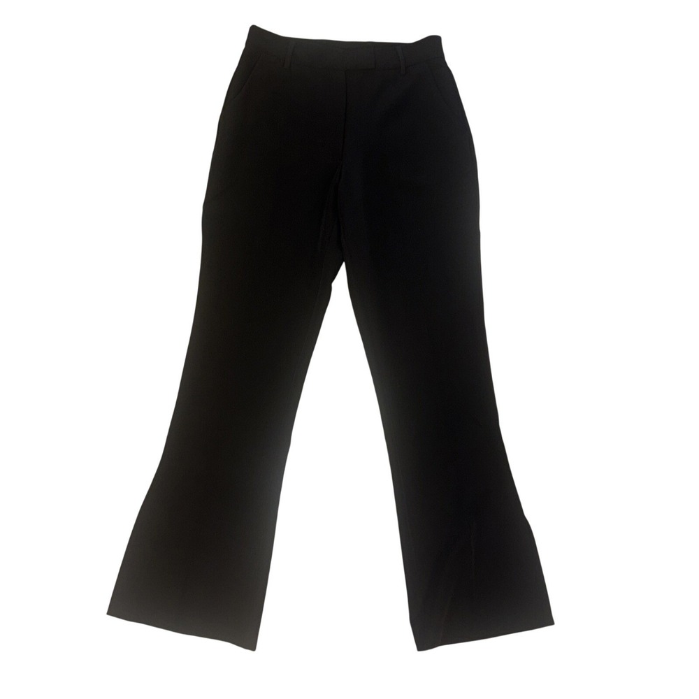 Jason Wu Womens Black Flare Leg Dress Pants Trousers Size 8 Office Professional